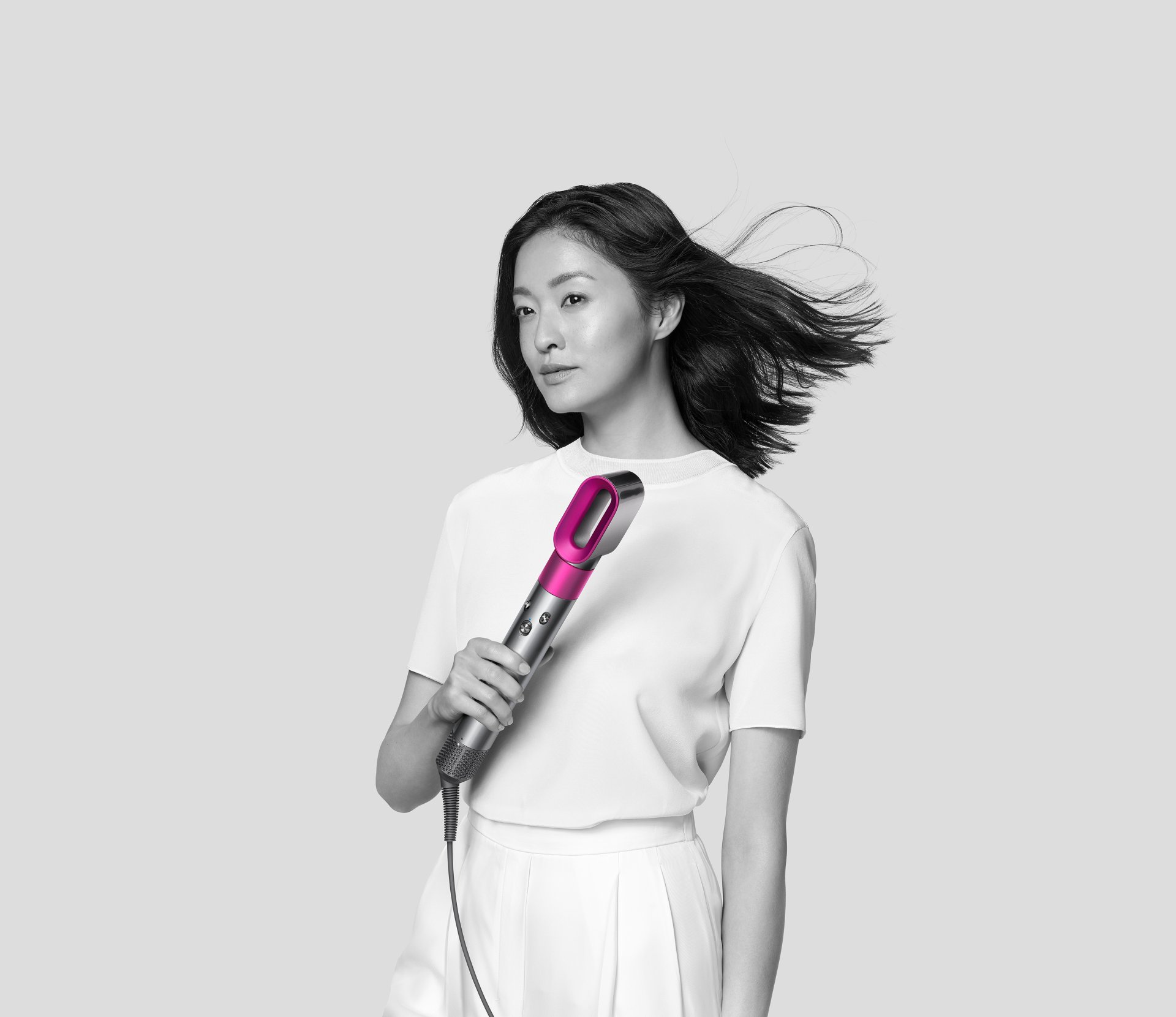 DYSON AIRWRAP COMPLETE IRON/FUCHSIA LONG OBLIKOVALNIK LAS